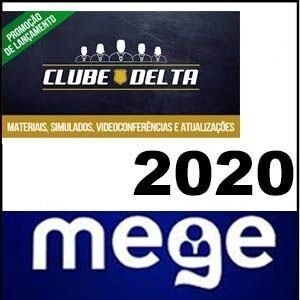 Clube Delta (Materiais, simulados, videoconferências e atualizações) 2020 – Mege - Rateio Curso Delegado