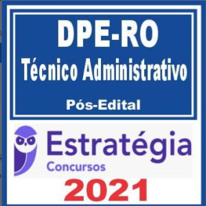 DPE RO (Técnico Administrativo) Estratégia 2021 - Rateio DPERO Roraima