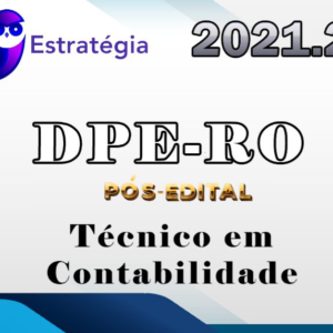 DPE-RO (Técnico em Contabilidade) Pós-Edital – Estrategia 2021.2
