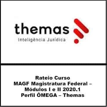 Magistratura Federal – Módulos I e II 2020 Perfil ÔMEGA – Themas - Rateio Juiz Federal MAGF - Vorne