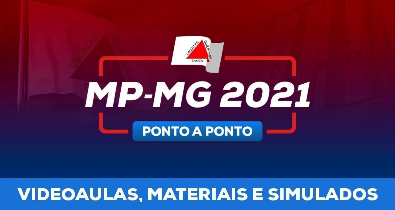 MP MG - MEGE - 2021 - PONTO A PONTO - RATEIO MPMG MINISTERIO PUBLICO MINAS GERAIS PROMOTOR DE JUSTIÇA