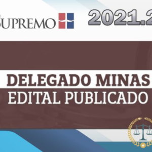 PC MG - Delegado de Polícia Civil Minas Gerais 2021 - Pós-edital - Supremotv 2021.2 - Rateio Pos Edital Supremo PCMG DELTA DELEGADO Policial PC PMG PosEdital
