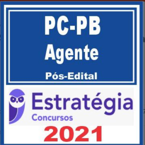 PC PB (Agente) Pós Edital – Estratégia 2021– 2021 (Pós-Edital) PC-PB  Rateio PCPB PosEdital Paraiba Policia Civil 2021
