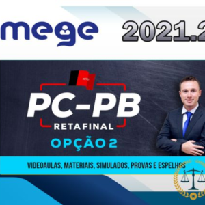 PC-PB (Delegado) - Polícia Civil da Paraíba - 2021 MEGE - Pos-Edital - Rateio PCPB Delta PosEdital PC PB