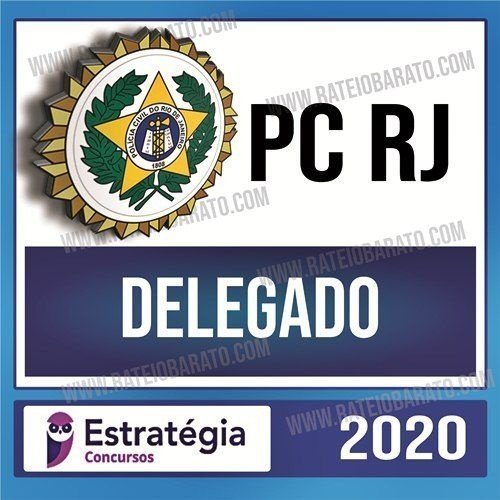 PC RJ 2020 – Delegado -ESTRATÉGIA - PCRJ Policia Civil Rio de Janeiro Delta