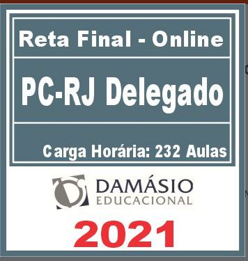 PC RJ (Delegado) Reta Final Pos Edital – Damásio 2021 - Delta PCRJ Policia Civil Rateio POSEdital
