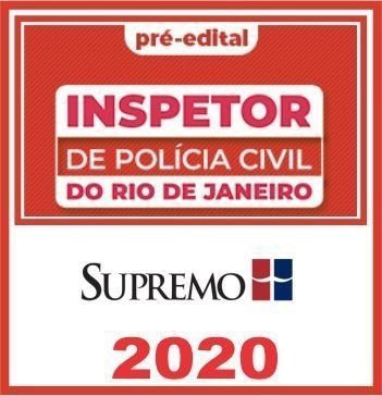 PC RJ - INSPETOR - AOCP - SUPREMO - RATEIO PCRJ POLICIA CIVIL RIO DE JANEIRO