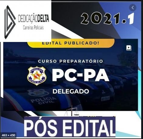PCPA - RETA FINAL - DELEGADO PARÁ - DEDICAÇÃO DELTA PÓS EDITAL - RATEIO PC PA POLICIA CIVIL PARA