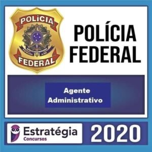 PF 2020 Polícia Federal Agente Administrativo Pré Edital Com Videoaulas e Pdfs -Rateio