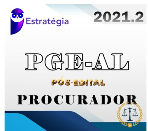 PGE-AL (Procurador do Estado) - 2021 - Pós-Edital - ESTRATEGIA - PGEAL - ALAGOAS - RATEIO PROCURADORIA