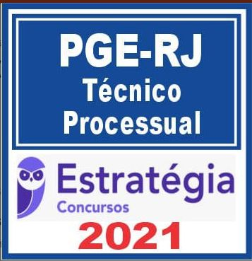 PGE RJ (Técnico Processual) Estratégia 2021 - RATEIO PGERJ