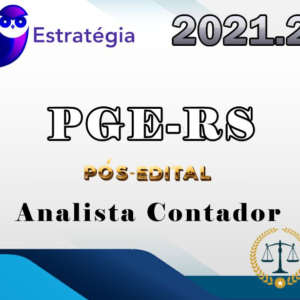 PGE-RS (Analista Contador) – (Pós-Edital) Estrategia 2021.2 - Rateio PGERS Procuradoria Rio Grande do Sul 2021 PosEdital