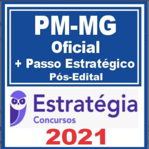 PM MG (Oficial + Passo) Pós Edital – Estratégia 2021 - RATEIO PMMG POLICIA MILITAR OFICIAL CFO MINAS GERAIS