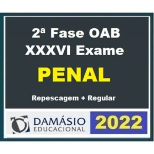 2ª Fase OAB XXXVI (36º) Exame - Direito Penal (DAMÁSIO 2022.2) - Curso Repescagem + Curso Regular