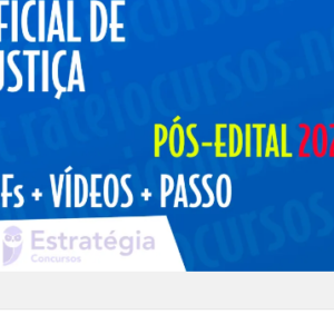 TJ SP – Escrevente Judiciário [Pós Edital] – Estratégia 2024