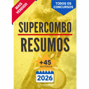 Concurseiro Fora da Caixa - Super Combo - Todas as Matérias - 2026 - Rateio Mapal Mental Memorização Memorex Atualizado 2026